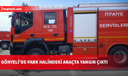 Gönyeli'de araçta korkutan yangın: Araç unutulan powerbank alev aldı!