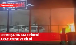 Lefkoşa’da oto galeri kundaklandı: İki kişi Ercan’da tutuklandı