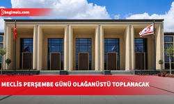 Meclis Genel Kurulu perşembe günü olağanüstü toplanacak