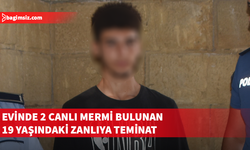Mermileri yerde bulduğunu söyledi, teminata bağlandı