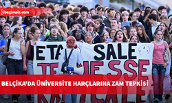 Brüksel'de öğrenciler eğitim ücretlerindeki artışı protesto etti