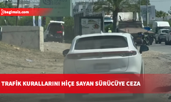 Lefkoşa Dr. Fazıl Küçük Bulvarı'nda trafik ihlali: Banketten tehlikeli sollama yapan sürücü cezalandırıldı
