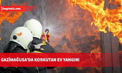 Gazimağusa'da ev yangını: Yatak odasındaki klima alev aldı!