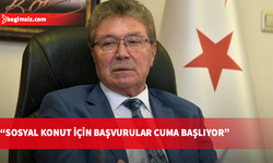 Üstel: Sosyal konut projeleri için online başvurular cuma günü başlayacak