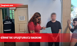 Girne’de Narkotik baskını: 24 gram Hint keneviri ve hassas terazi ele geçirildi