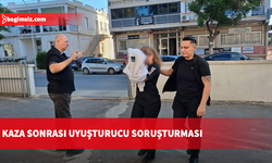Gazimağusa’da kaza yapan genç kadının aracından şüpheli materyaller çıktı