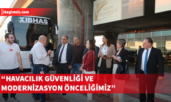 Bakan Sucuoğlu Ercan Havalimanı’nı ziyaret etti