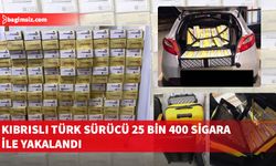 Derinya geçiş noktasında 25 bin 400 kaçak sigara ele geçirildi