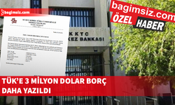 TÜK'e 3 milyon dolar borç daha yazıldı