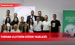 Diş Tabipleri Odası'nda Turhan Ulutekin güven tazeledi