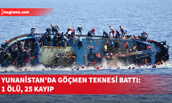 Yunanistan'da düzensiz göçmenleri taşıyan teknenin batması sonucu 1 kişi öldü, 25 kişi kayboldu