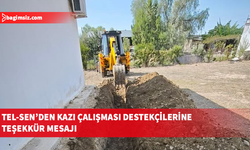 TEL-SEN’den kazı çalışmaları için İskele Belediyesi ve Kurtuluş Köy Muhtarlığına teşekkür