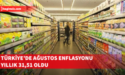 Türkiye’de enflasyon, ağustosta aylık bazda yüzde 1,84, yıllık bazda yüzde 31,51 oldu