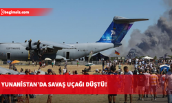 Yunanistan'ın Tanagra Hava Üssü’nde düzenlenen gösteride savaş uçağı düştü