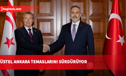 Başbakan Üstel, Ankara temasları kapsamında Fidan ile görüştü