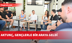 UBP LTB Başkan adayı Aktunç, gençlerle bir araya geldi