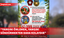 İtfaiye Müdürlüğü halkı yangın riskine karşı tedbir alarak felaketi önlemeye çağırdı