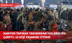 Hindistan'da kamyonun tapınak yakınındaki kalabalığa çarpması sonucu 15 kişi hayatını kaybetti