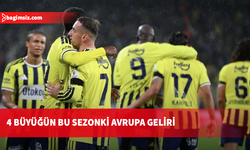 4 büyüklerin bu sezonki Avrupa geliri ortaya çıktı: Fenerbahçe zirvede!