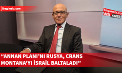 Talat, Annan Planı sonrasında Rusya’nın Rumları koruduğunu, Crans Montana’da ise İsrail’in Rum tarafını masadan kaldırdığını öne sürdü