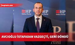 Avcıoğlu, istifa kararından vazgeçip, Girne'den üçüncü sıraya aday gösterildi