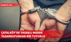 Çatalköy'de yasaklı madde tasarrufu suçundan bir kişi tutuklandı