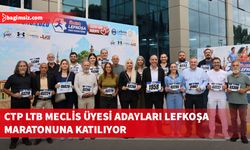 CTP LTB Meclis Üyesi adayları Ülker Yarı Maratonuna kayıtlarını yaptırdı