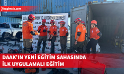 DAAK, yeni eğitim sahasında ilk kez “Enkazda Arama ve Kurtarma Eğitimi” gerçekleştirdi