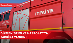 Dikmen’de ev, Haspolat’ta fabrika yangını çıktı...