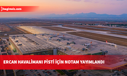 Ercan Havalimanı’nda RWY 11R/29L pistinde lastik izi temizleme çalışması yapılacak