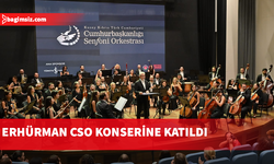 Erhürman, Cumhurbaşkanlığı Senfoni Orkestrası’nın yeni sezon açılış konserine katıldı