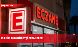 13 Ekim 2026 Nöbetçi Eczaneler