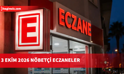 3 Ekim 2026 Nöbetçi Eczaneler