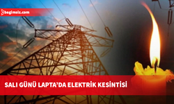 Lapta’da salı günü üç saatlik elektrik kesintisi yapılacak