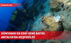 Dünya'nın en eski gemi batığı Antalya'da keşfedildi, batığa ait yaklaşık 4 bin 700 yıllık amforalar bulundu