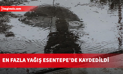 En fazla yağış Esentepe’de kaydedildi