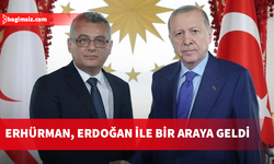 Cumhurbaşkanı Erhürman, Türkiye Cumhurbaşkanı Erdoğan'la görüştü