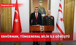 Cumhurbaşkanı Erhürman, Tümgeneral Bilir’i ziyaret etti