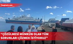 Sucuoğlu, Gazimağusa Limanı'ndaki biriken sorunların giderilmesi için çalışmalara devam edeceklerini belirtti