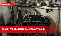 Gönyeli'de apartman dairesinde yangın: Bulaşık makinesinin kısa devre yapması mutfağı yaktı