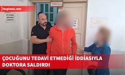 Girne Askeri Hastanesi’nde alkollü zanlı çocuğunu tedavi etmediği iddiası ile doktora saldırdı