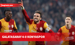 Galatasaray Konya'da farka koştu: 4-0