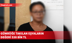 Metehan'da gümrüğe beyan edilmeyen eşyalarla yakalandı...