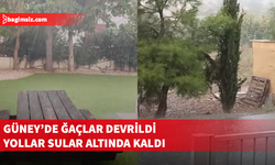 Güney Kıbrıs'ta kötü hava şartları etkili oldu