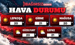 18 Ekim 2026 Pazar Hava Durumu