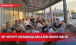 HP heyeti, Çamlıbel ve Kalkanlı köylerini ziyaret ederek vatandaşlarla bir araya geldi