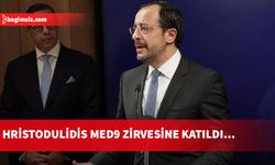 Hristodulidis MED9 Zirvesine katıldı, GSI projesinin önemini vurguladı