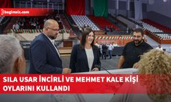 Sıla Usar İncirli ve Mehmet Kale Kişi oylarını kullandı