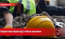 Gönyeli'de iş kazası: 2 metreden zemine düşen inşaat işçisi beyin kanaması geçirdi