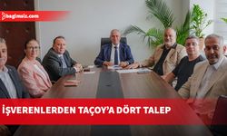 Ekonomi ve Enerji Bakanı Taçoy, Kıbrıs Türk İşverenler Sendikası’nı kabul etti